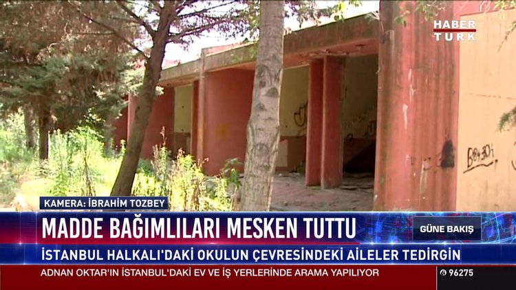 Madde bağımlıları mesken tuttu