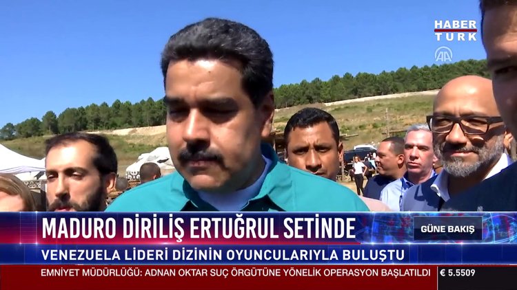 Maduro Diriliş Ertuğrul setinde