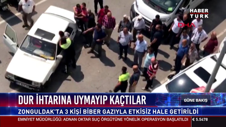 Dur ihtarına uymayıp kaçtılar