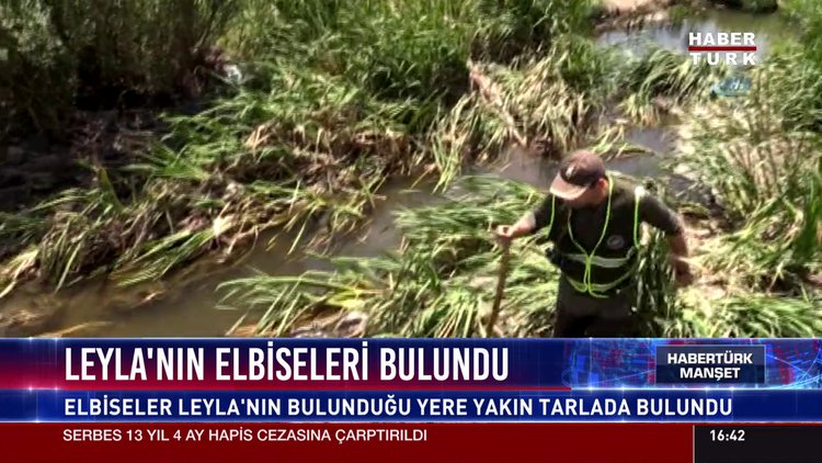 Leyla'nın elbiseleri bulundu