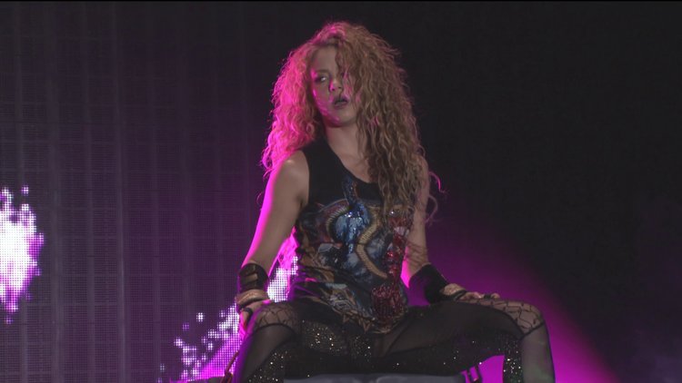 Ünlü isimler Shakira'nın konserine koştu!