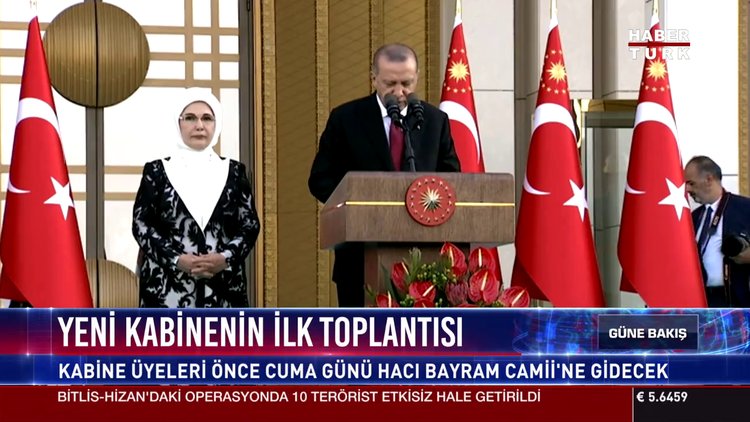 Yeni kabinenin ilk toplantısı