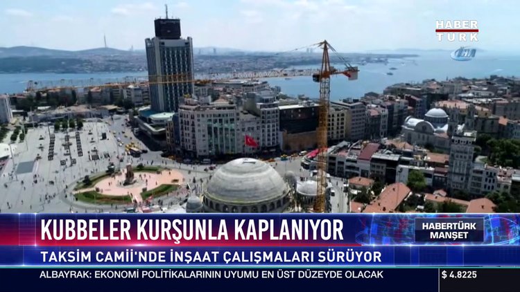 Kubbeler kurşunla kaplanıyor