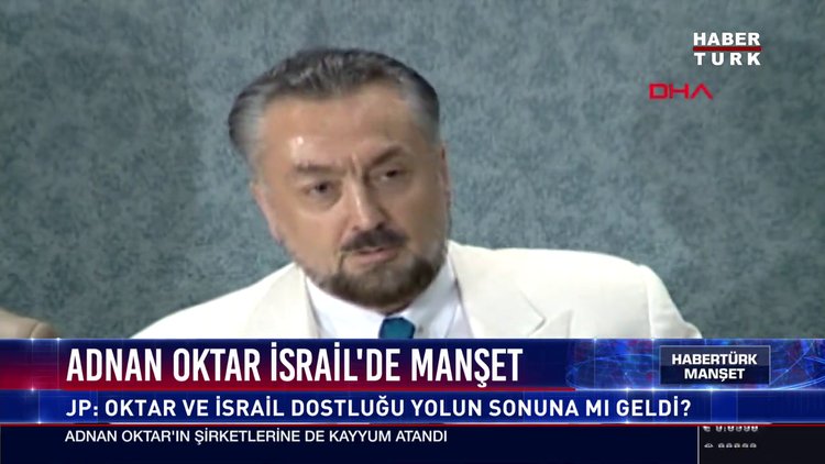 Adnan Oktar İsrail'de manşet