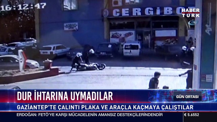 Dur ihtarına uymadılar