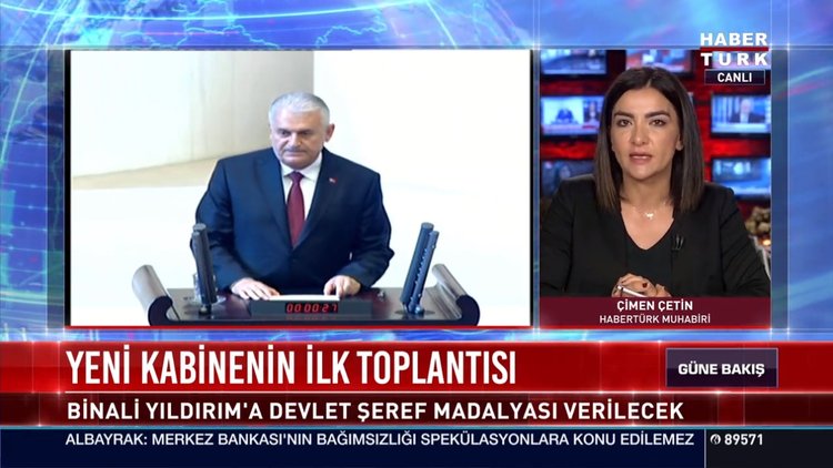 Binali Yıldırım'a Devlet Şeref Madalyası verilecek
