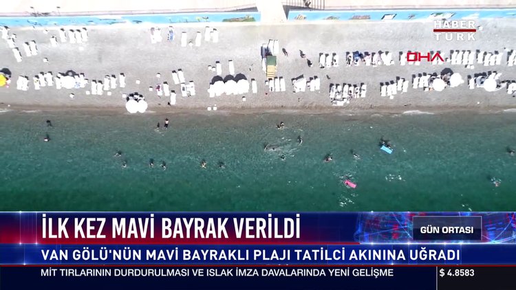 İlk kez mavi bayrak verildi