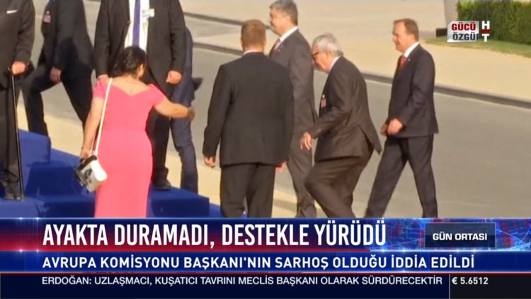 Ayakta duramadı, destekle yürüdü