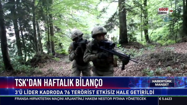 TSK'dan haftalık bilanço