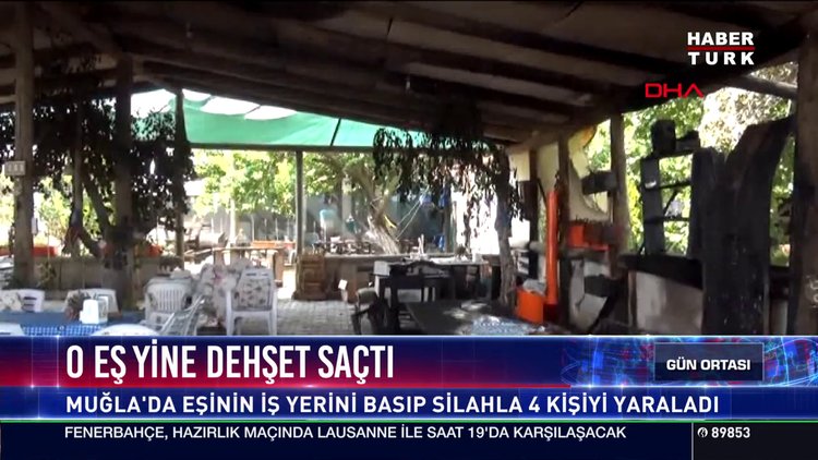 O eş yine dehşet saçtı