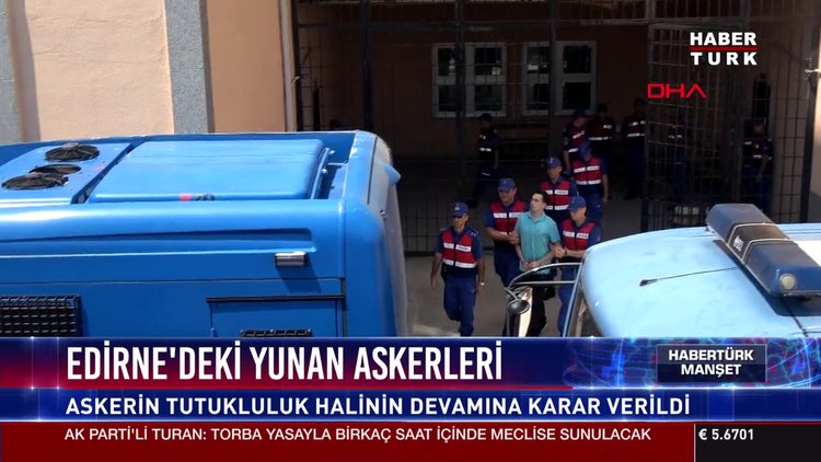 Edirne'deki Yunan askerleri
