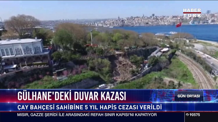 Gülhane'deki duvar kazası