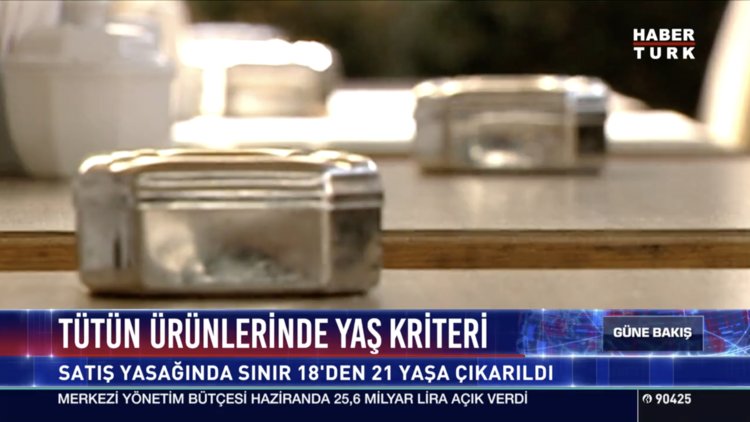 Tütün ürünlerinde yaş kriteri
