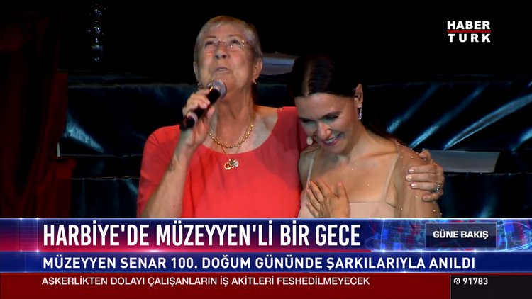 Harbiye'de Müzeyyen'li bir gece