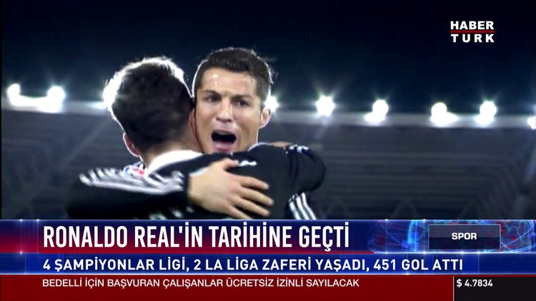 Para makinası Ronaldo