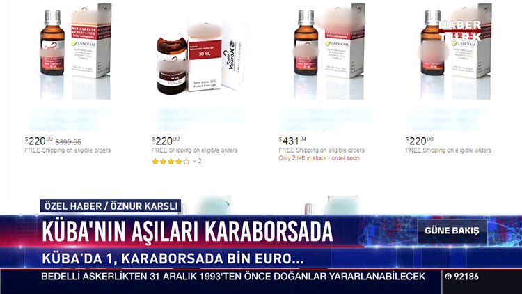 Küba'nın aşıları karaborsada