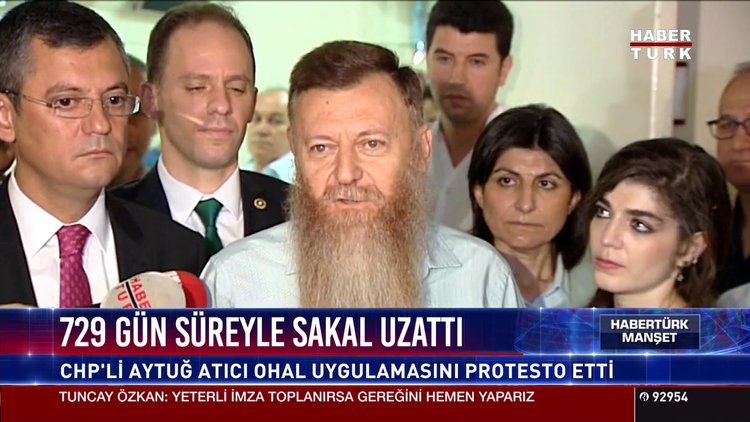 729 gün süreyle sakal uzattı