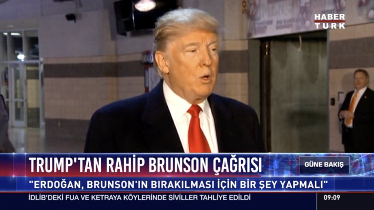 Trump'tan Rahip Brunson çağrısı