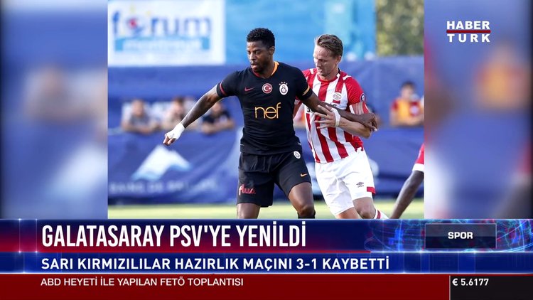 Galatasaray PSV'ye yenildi
