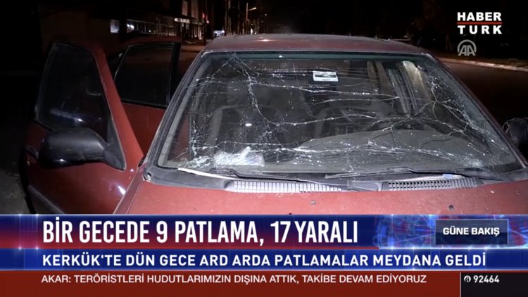 Bir gecede 9 patlama, 17 yaralı
