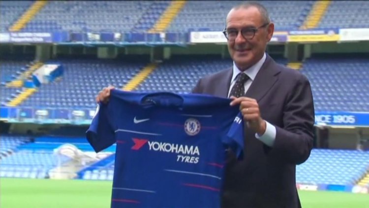 İtalyan teknik adam Maurizio Sarri Chelsea&#039;de
