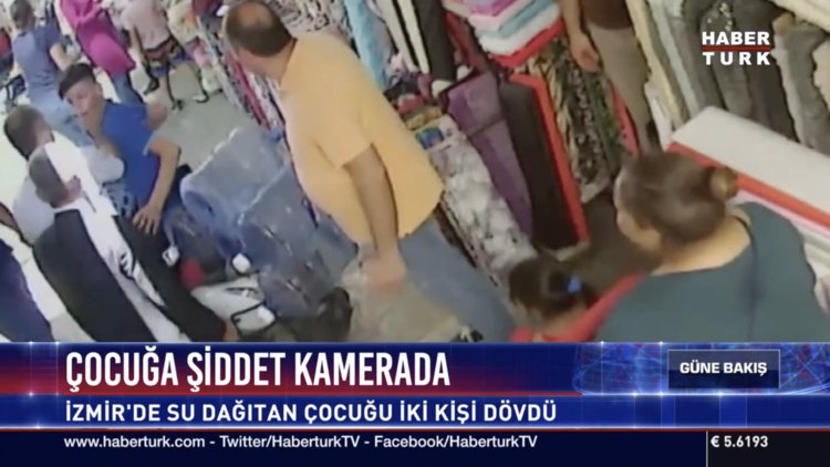 Çocuğa şiddet kamerada