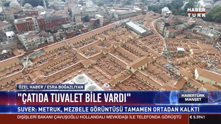 Kapalıçarşı'nın çatısı yenilendi