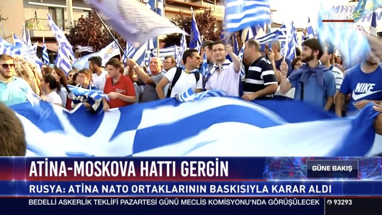 Atina - Moskova hattında kriz