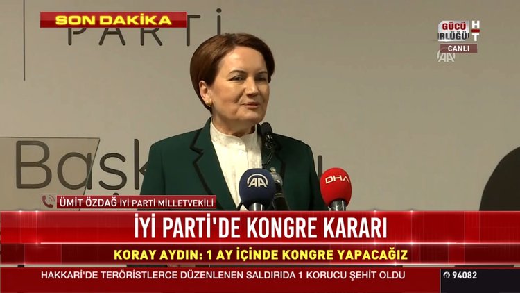 İYİ Parti'de kongre kararı: Ümit Özdağ'dan açıklama