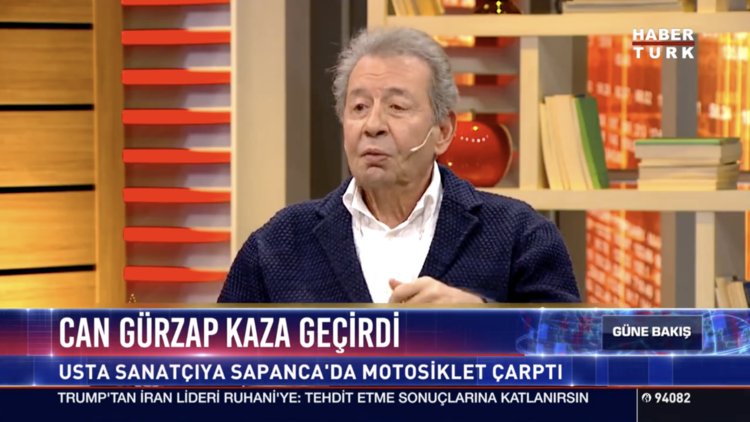 Can Gürzap kaza geçirdi