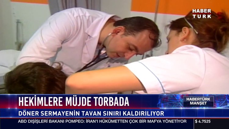 Hekimlere müjde torbada