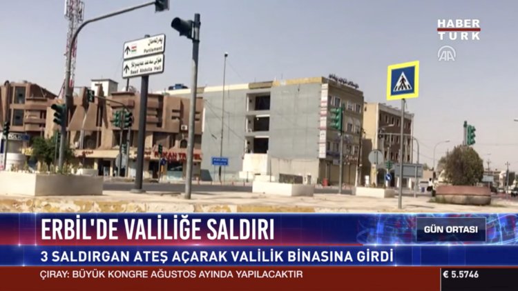 Erbil'de valiliğe saldırı