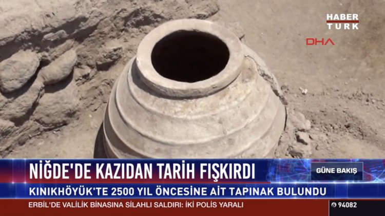 Niğde'de kazıdan tarih fışkırdı