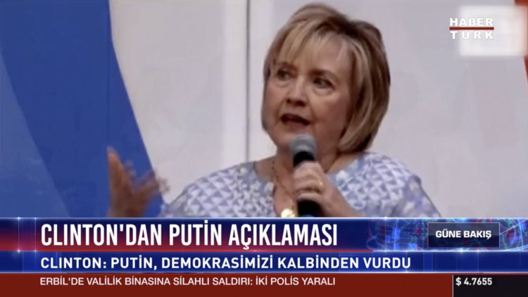 Clinton'dan Putin açıklaması