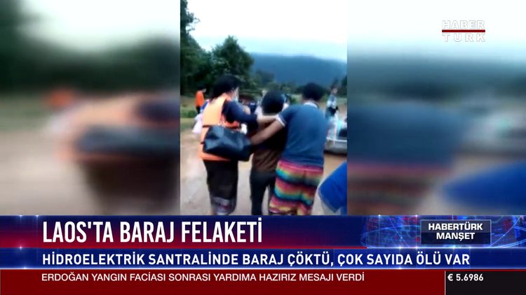 Laos'ta baraj felaketi
