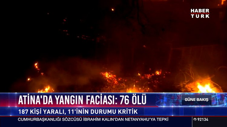 Atina'da yangın faciası: 76 ölü