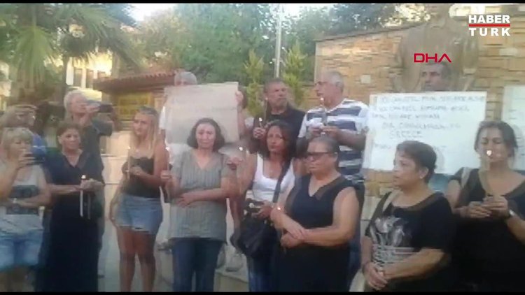Yunanistan'daki yangında ölenler Gökçeada'da anıldı