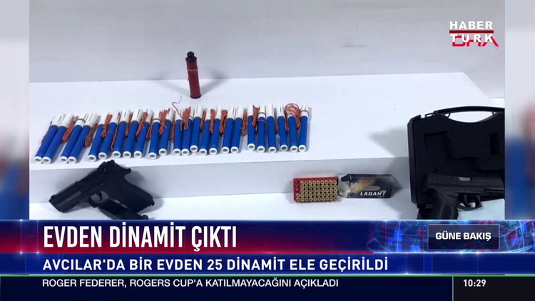 Evden dinamit çıktı