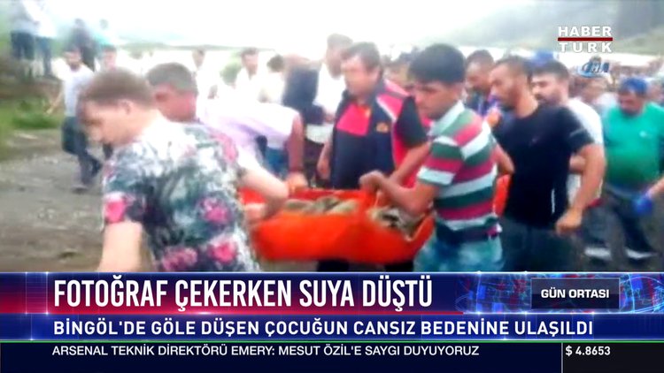 Fotoğraf çekerken suya düştü