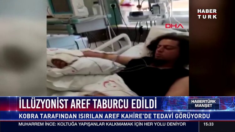 İllüzyonist Aref taburcu edildi