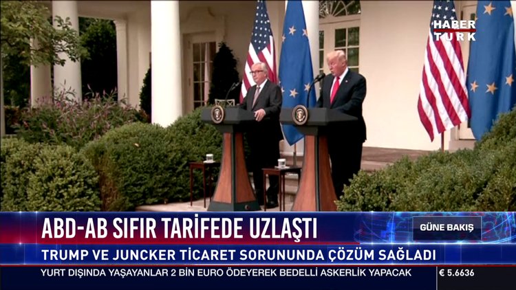 ABD - AB sıfır tarifede uzlaştı