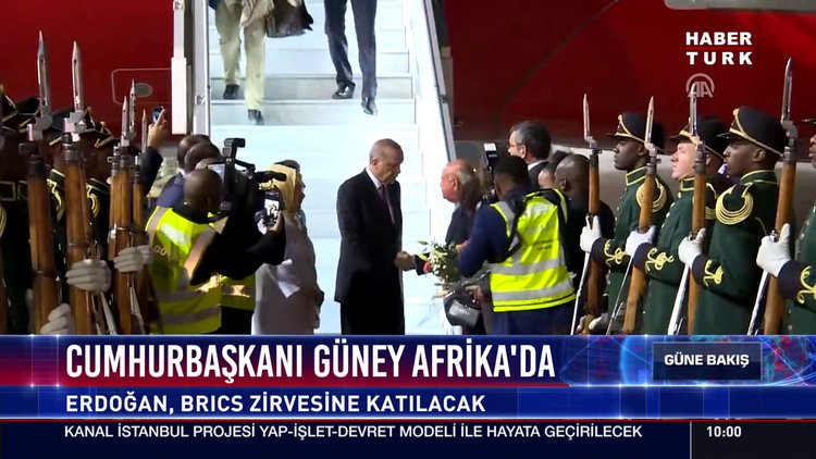 Cumhurbaşkanı Güney Afrika'da
