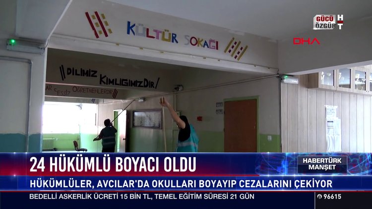 24 hükümlü boyacı oldu