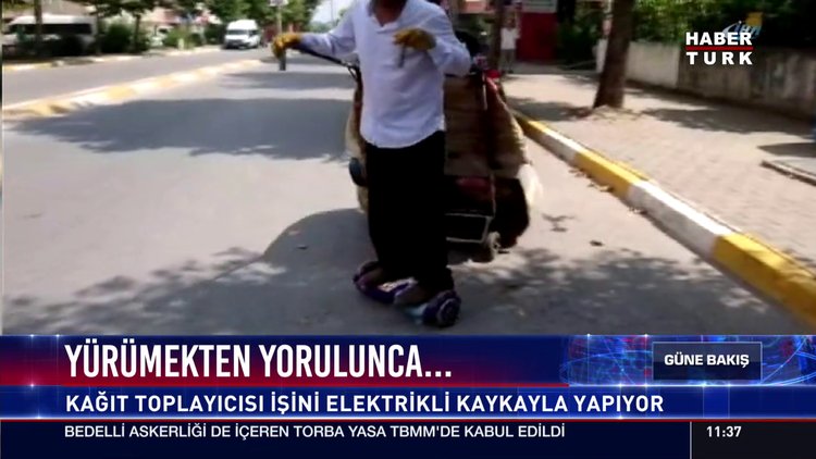 Yürümekten yorulunca...