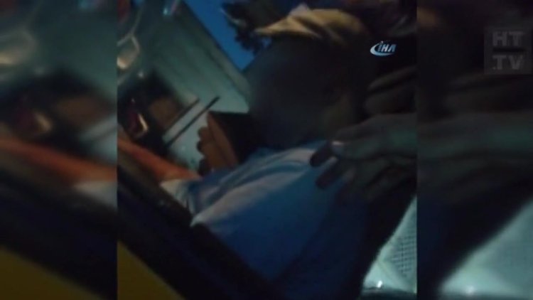 Önce kaza yaptı, sonra direksiyon başında sızdı kaldı!