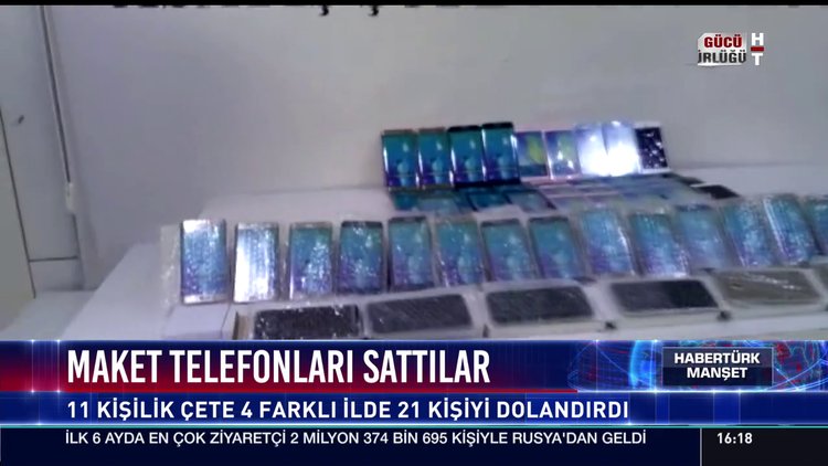 Maket telefonları sattılar