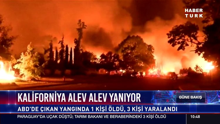 Kaliforniya alev alev yanıyor