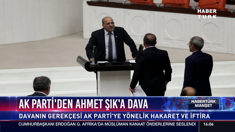Ak Parti'den Ahmet Şık'a dava