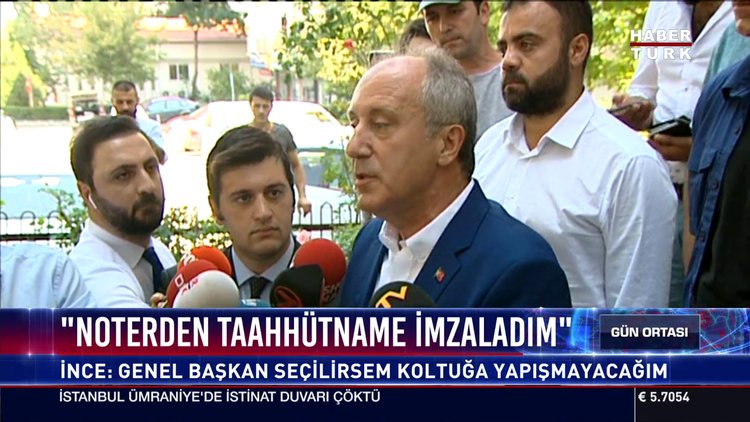 "Noterden taahhütname imzaladım"