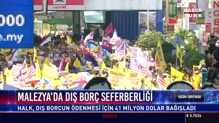 Malezya'da dış borç seferberliği